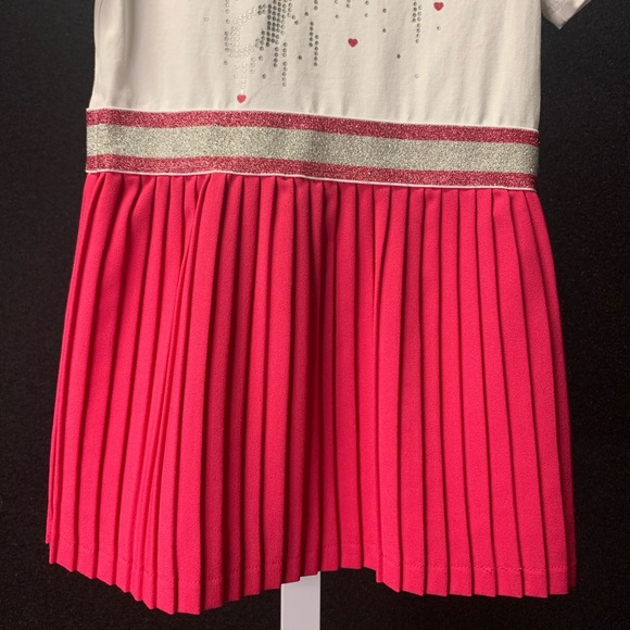 Guess Girls White & Pink Logo Dress - Picture 5 of 7